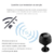 Mini Câmera WiFi Sem Fio: Gravação de Vídeo e Voz, Monitoramento Remoto na internet