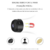 Mini Câmera WiFi Sem Fio: Gravação de Vídeo e Voz, Monitoramento Remoto