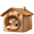 Casa de Dormir Dobrável para Cães e Gato Lavável