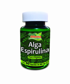 ALGA ESPIRULINA - FRASCO C/60 CAPSULAS