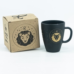 JARRO MUG VIDRIO SIGNOS ZODIACO NEGRO EN CAJA en internet