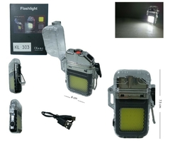 LINTERNA LED RECARGABLE FLASH C/ENCENDEDOR