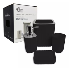 Set x 4 piezas para Baño con tacho - comprar online