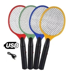 Raqueta mata mosquitos usb 220v