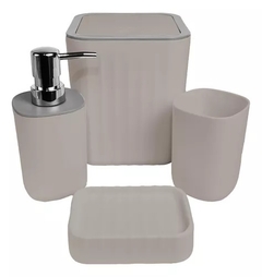 Set x 4 piezas para Baño con tacho en internet