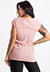 Blusa Tela Manga Curta Rosa Fitness | REF: BLMC1 - comprar online