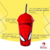 Copo Com Canudo Shake Homem Aranha Para Água E Suco 500 ml Plasutil - comprar online