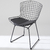 Silla Bertoia Color Negro/Blanco