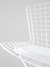 Banqueta Bertoia Negra/Blanca Premium - comprar online