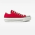 Tênis converse chuck taylor all star platform ox • vermelho - loja online