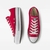 Tênis converse chuck taylor all star platform ox • vermelho