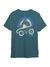 T-shirt thanks unicorn thksts47 azul petroleo