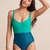 Minimal Chic Color Division Mermaid Beach Wear