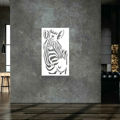 Quadro Escultura de Parede Zebra, em Acrílico na internet