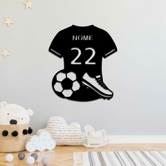 Quadro Escultura de Parede Camisa de Futebol Personalizada, em Acrílico - comprar online