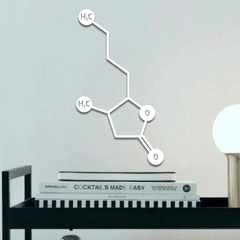 Quadro Escultura de Parede Formula Quimica do Whisky, em Acrílico na internet