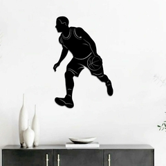 Quadro Escultura de Parede Jogador de Basquete 02, em Acrílico - comprar online