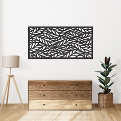 Quadro Escultura de Parede, Painel Abstrato Floral, em Acrílico - comprar online