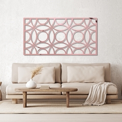 Quadro Escultura de Parede, Painel Abstrato Circulos, em Acrílico - Parede Com Estilo | Arte e design Atual