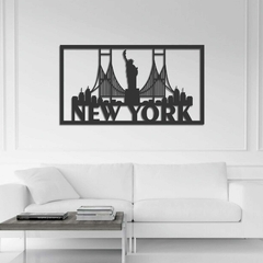 Quadro Escultura de Parede, Skyline New York na internet