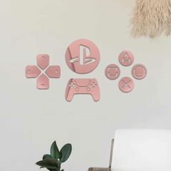 Conjunto Decoração Gamer em Acrílico - loja online