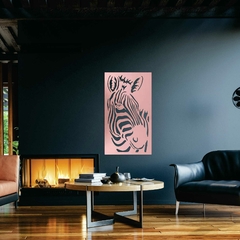 Quadro Escultura de Parede Zebra, em Acrílico - loja online