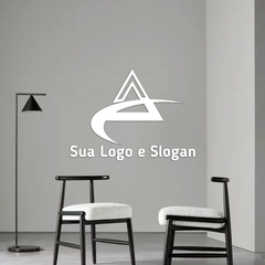 Personalize sua Logo e Slogan em Acrílico - Parede Com Estilo | Arte e design Atual