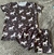 Pijama Verano Infantil Full Print Unicornio Negro