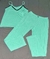 Pijama Morley premium con bolsillo largo Aqua - comprar online