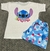 Pijama Adulto Verano con bolsillo Stitch - CirceHou