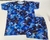 Pijama adulto verano FULL PRINT con bolsillo Stitch Negro