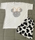 Pijama Adulto Verano con bolsillo Minnie corazones