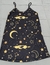 Camisolín / vestido animado Negro Galaxia - comprar online