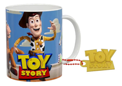 Caneca Toy Story TST2. Brinde: Chaveiro No Mesmo Tema!