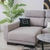 Sofa con chaiselonge Elvis - comprar online