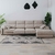 Sofa con chaislonge Fiorella - tienda online