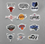 Pack de Adesivo NBA - loja online