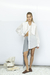 CAMISA TRENCH BLANCA - Fur en internet