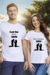 CASAL QUE ORA JUNTO - PERMANECE JUNTO, KIT 2 CAMISETAS