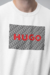 Sueter Blanco Hugo estampado blanco en internet