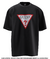 Playera Guess Negra Triangulo