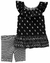 Conjunto Infantil Menina Short Listrado Carter's