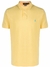 Camiseta Polo Ralph Lauren Custom Slim Fit Amarelo logo azul Masculina