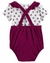 Conjunto Infantil Menina Romper Vinho Carter's - comprar online