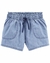 Short Infantil Menina Jeans Chambray Carter's