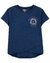 Blusa Infantil Menina Marinho Mescla Carter's