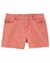 Short Infantil Menina Salmão Brim Carter's