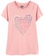 Blusa Infantil Menina Coração Gap