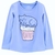 Blusa Menina Manga Longa Gato Carter's