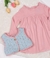 Vestido Infantil Menina Com Colete Viscose Primark